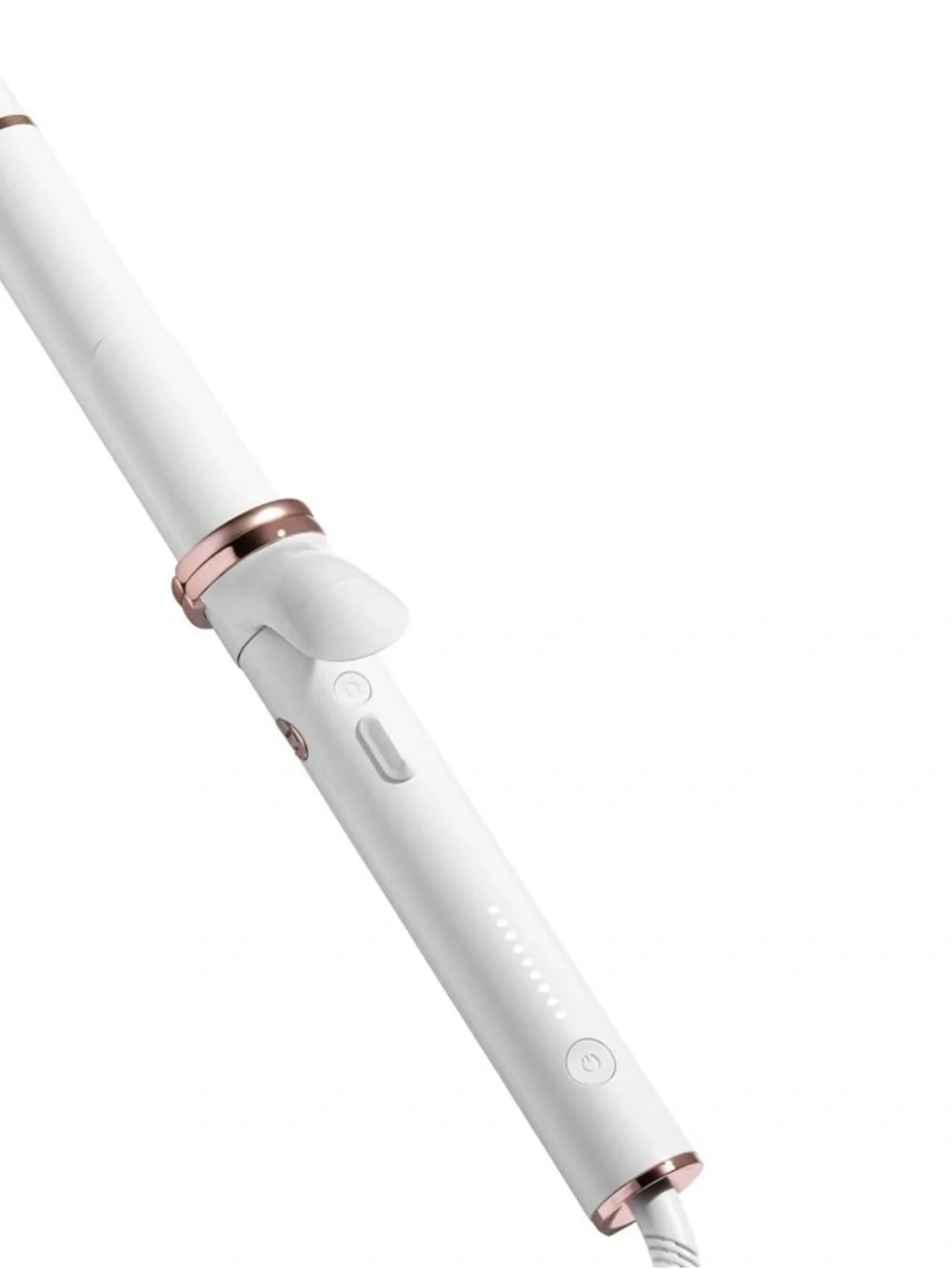 T3 CurlWrap Automatic Curling Wand - White with Rose Gold Trim